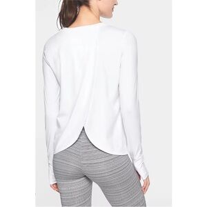 Athleta White Sun Lover UPF Top